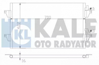 KALE OTO RADYATOR 342590 -  Конденсатор, кондиционер